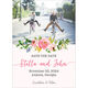 Rose Sprig Photo Save The Date Cards Image 5 of 5